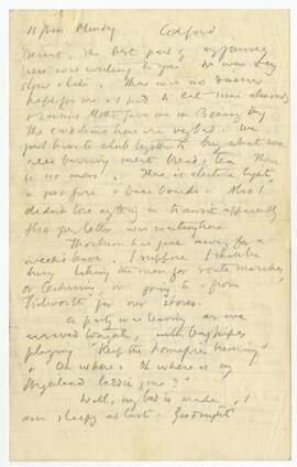 Letter sent 16 Jan 1917,