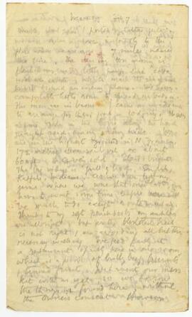 Letter sent 7 Feb 1917,