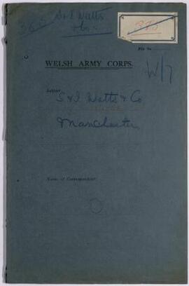 S. & I. Watts & Co., Manchester, Oct.-Dec,