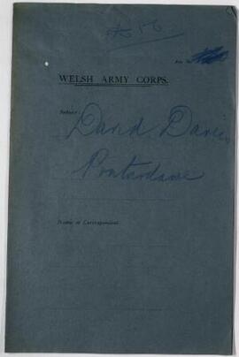 David Davies, Pontardawe, Oct,