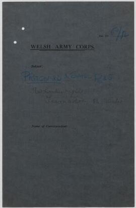 R. & J. Pritchard & Sons, Wheelwrights, Tremadoc, June-Aug,