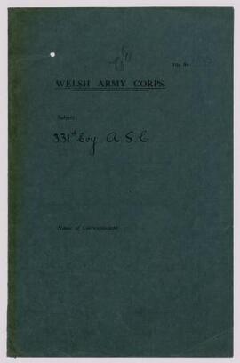 Clothing account to Dec. 1915; summary of weekly duty states, 9 Aug.-6 Sept. 1915, and clothing r...