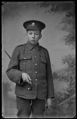 [Young Soldier in the Welsh Regiment]