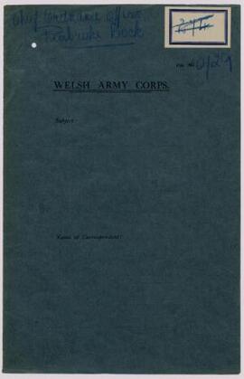 Chief Ordnance Officer, Pembroke Dock, March-Aug,