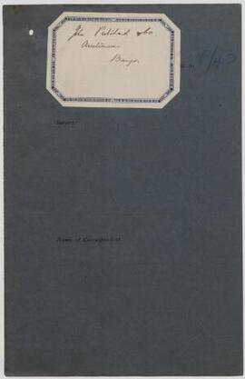 John Pritchard & Co., Auctioneers, Bangor, Jan.-Aug,