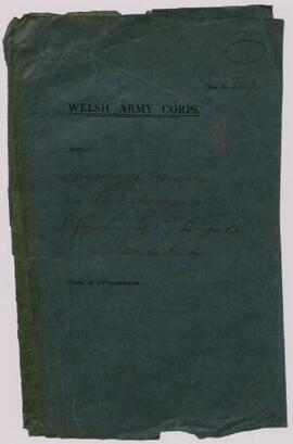 Correspondence re hiring of premises as store-rooms and offices by 1st Brigade, Llandudno,