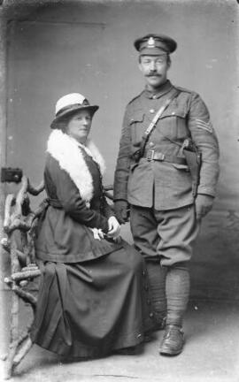 [A Sergeant with his wife]