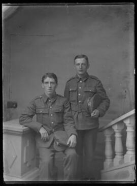 [Two privates, possibly brothers]