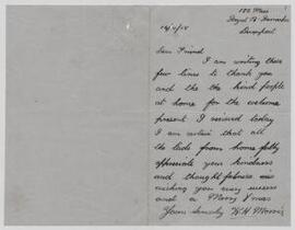Letters from Officers and wounded soldiers,