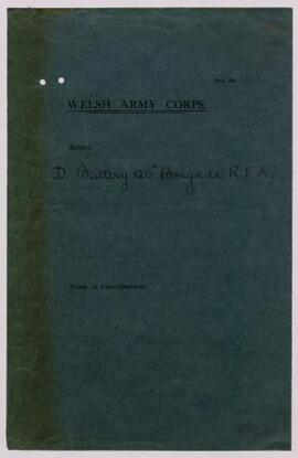 Clothing schedule, May 1915; clothing correspondence, April-July 1915; general, Feb.-Dec. 1915; a...