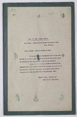 Copies of War Office letter dated 7 Dec. 1914, re supply of canvas shoes to regular troops,