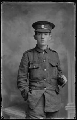 [Nonchalant Soldier from the Welsh Regiment]