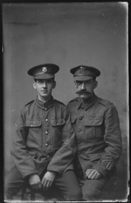 [Corporal, Welsh Regiment and private in King's Royal Rifle Corps]
