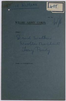David Watkins, Woollen Merchants, Tonypandy, Jan,