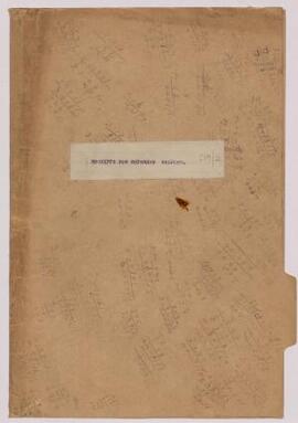 Receipts for returned samples, clothing return 19 Dec. 1914-13 Jan. 1915; necessaries supplied, 5...