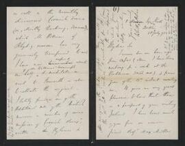 Letters and cards from Whitley Stokes,