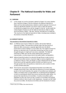 Amendments to Chapter 8