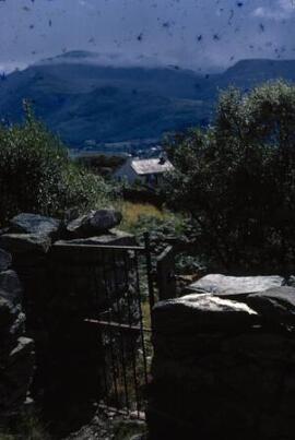 [Gate and cottage near Brynrefail]