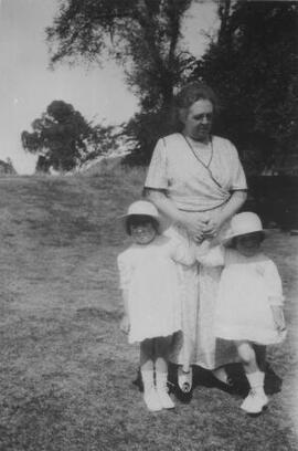 [Margaret Lloyd George and two of her grand-daughters]