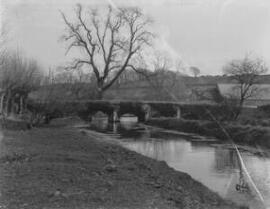 River Thaw & Bridge, Llanblethian : Cowbridge Book.