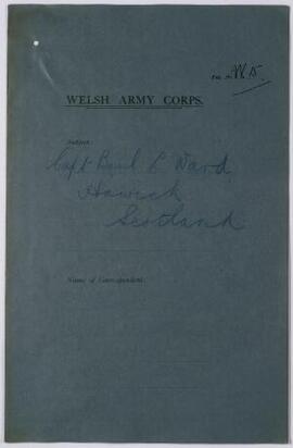 Captain Basil L. Ward, Hawick,