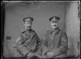 [Two Sergeants - Army Veterinary Corps & Royal Engineers]