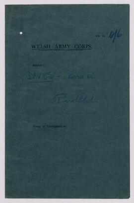 Evan R. Davies, Pwllheli,