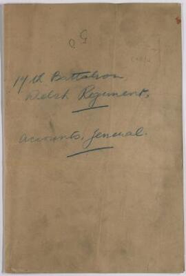 Cheques, accounts, etc., Feb. 1915-Oct. 1916; general, Dec. 1914-Aug. 1916. 1914-16,