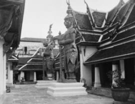 [Statues, Grand Palace, Bangkok]