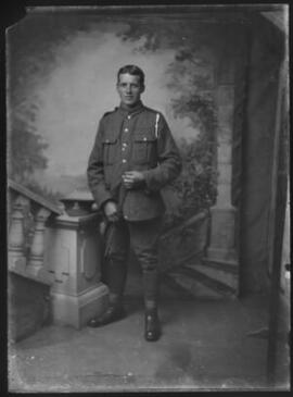 [Full-length portrait of a soldier in the Pembroke Yeomanry]