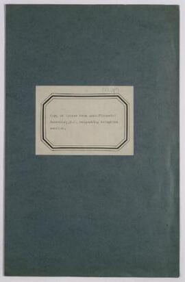 Correspondence, Jan., June 1915, from Assistant Financial Secretary, War Office, re telephone ser...