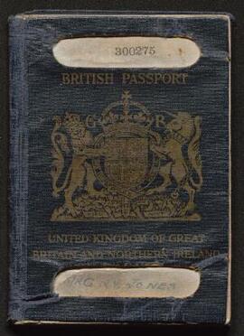 Passport of Gareth Vaughan Jones,