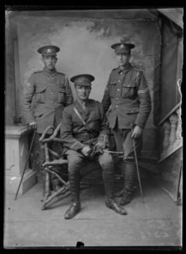 [Second Lieutenant, Sergeant and a Corporal]
