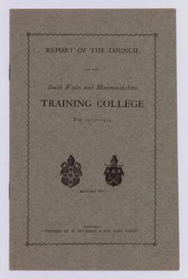Report of the Council of the South Wales and Monmouthshire Training College for 1913-1914,